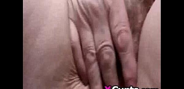  Hairy bbw mature gets fingered